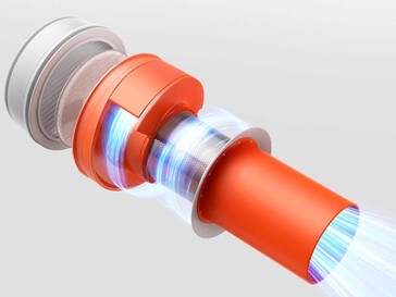 Un cyclone se charge de la séparation initiale des poussières