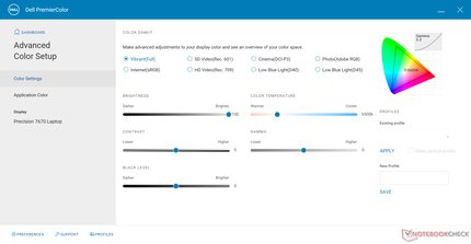 Dell PremierColor est préinstallé