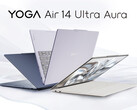 Le Yoga Air 14 Ultra Aura est disponible en plusieurs couleurs.