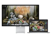 Rendu du Studio Display original utilisé avec un MacBook. (Source de l'image : Apple)