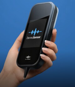 Le DermaSensor est un appareil portable compact qui permet de détecter le cancer de la peau à l&#039;aide de la lumière. (Source : DermaSensor)
