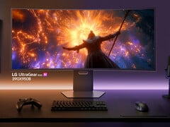 L'UltraGear GX9 est un moniteur ultra-large de 39 pouces 5K2K équipé du panneau Tandem WOLED de LG. (Source de l'image : LG)