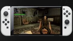 Le mod de la Nintendo Switch lui permet de faire tourner les jeux encore mieux qu'en version standard (Source d'image : Nintendo et naga sur YouTube [édité])