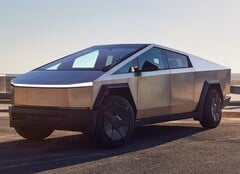 Un Cybertruck Tesla. Tesla offre un an de conduite à l&#039;échelle réelle (Full Scale Driving - FSD) à ses propriétaires (Image source : Greg Pajo Car and Driver)