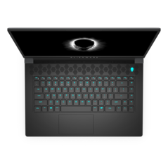 Alienware m15 R6 - Vue de dessus. (Source d'image : Dell)