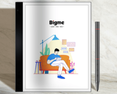 L&#039;inkNote Color+ de Bigme est doté d&#039;un écran E Ink à 3 couleurs Kaleido, qui promet des couleurs plus vives et plus saturées. (Image via Bigme)