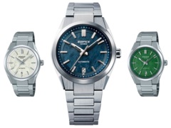Les montres mécaniques Casio Edifice EFK-100 seront apparemment lancées en trois coloris : blanc arctique, bleu océan et vert profond. (Source de l'image : Casioblog)