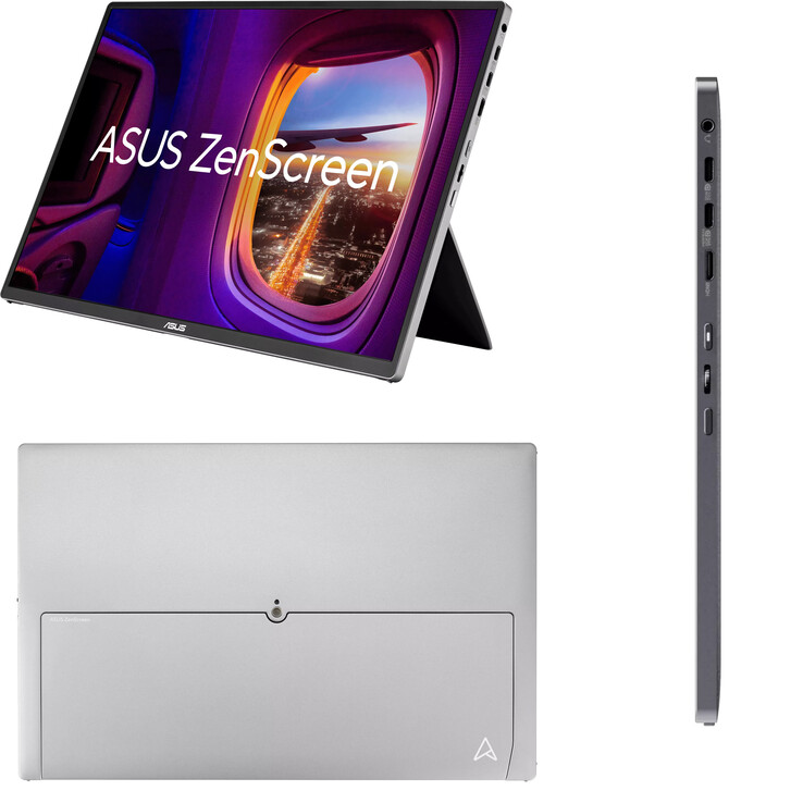 Design de l'écran OLED ZenScreen MQ16FC d'Asus