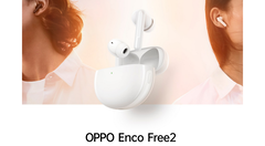 Les nouveaux bourgeons Enco Free2. (Source : OPPO)