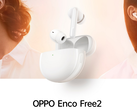 Les nouveaux bourgeons Enco Free2. (Source : OPPO)