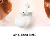 Les nouveaux bourgeons Enco Free2. (Source : OPPO)