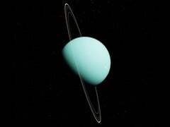Illustration d&#039;artiste montrant Uranus avec ses anneaux. (Source de l&#039;image : 95C - Pixabay)
