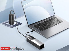 Le banc d'alimentation ThinkPlus de 125 W coûte environ 32 dollars en Chine. Photo : une photo promotionnelle du chargeur portable. (Source de l'image : Lenovo)