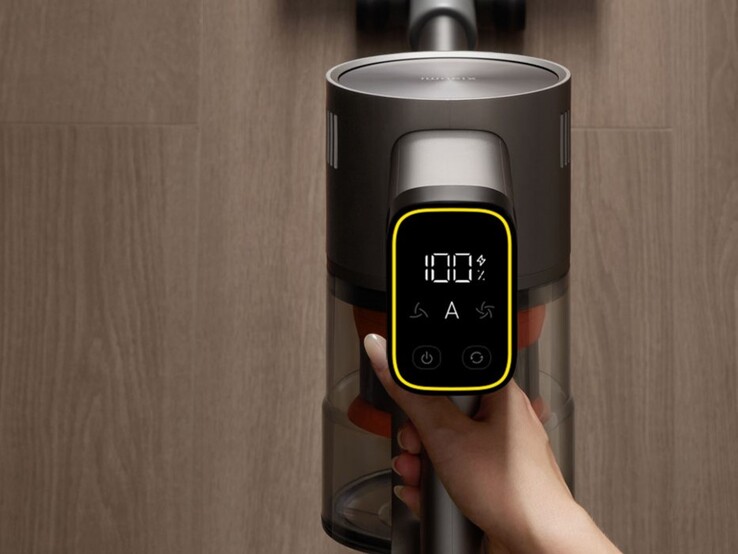 L'aspirateur G30 Max de Xiaomi est doté d'un écran numérique. (Source de l'image : Xiaomi)