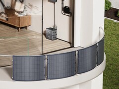 Les panneaux solaires flexibles de Zendure ont une puissance nominale maximale de 210W. (Source de l'image : Zendure)