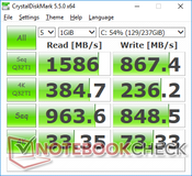 MSI GE75 8SF Raider - CDM 5.5 (SSD).