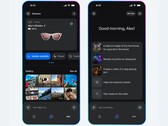 Interface de l'application Meta AI montrant les lunettes intelligentes Ray-Ban connectées sous "Devices" et des invites créatives d'IA comme la génération d'images, de vidéos et l'interprétation des rêves. (Source de l'image : Meta)