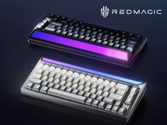 RedMagic propose son clavier Ice Blade Magnetic Axis en noir et blanc. (Source de l&#039;image : RedMagic)
