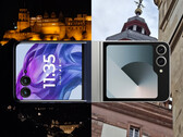 Comparaison de photos : Explorer la ville historique de Heidelberg avec deux téléphones à clapet