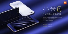 Le Xiaomi Mi 6 : toujours bien accroché. (Source : Weibo)