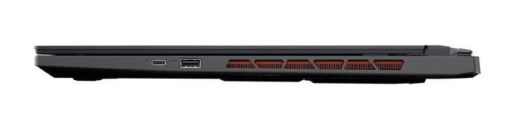 Côté droit : Thunderbolt 4 (Type-C, Power Delivery), USB 3.2 Gen2 (Type-A) (Source : Aorus)
