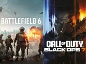 Les boîtes de Battlefield 6 et Call of Duty côte à côte (Source d'image : EA, Activision avec modifications)