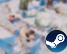 L'ensemble du projet Dogwalk - actifs, animations et code - est réalisé avec Blender et le populaire moteur de jeu Godot, qui est open-source. Sur la photo, une capture d'écran floue du jeu avec le logo Steam superposé (Source de l'image : Steam - Edited)