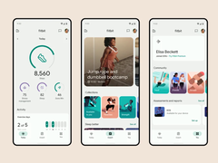 Fitbit semble travailler sur une refonte de son application (version actuelle en photo). (Source de l'image : Fitbit)