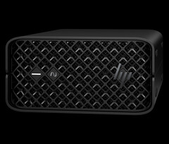 Le HP Z2 Mini G1a est assez compact, avec seulement 3,4 x 6,6 x 7,9 pouces. (Source de l'image : HP)