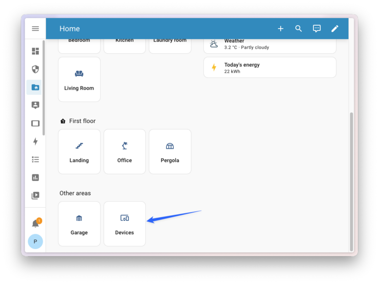Il y a une nouvelle page Appareils avec Home Assistant 2026.1. (Source de l'image : Home Assistant)