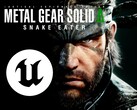 Bannière du remake de Metal Gear Solid 3 avec le logo Unreal Engine (Source de l'image : PlayStation Store, Epic Games avec modifications)