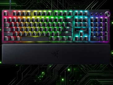Razer Huntsman V3 Pro 8KHz black full size gaming keyboard (Image source : Razer PR with edits)