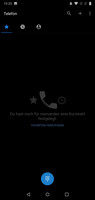 OnePlus 6 - Appli téléphone, thème sombre.