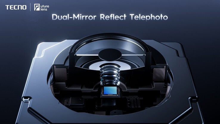 Tecno's Dual-Mirror Reflect Telephoto (Image Source : Tecno)
