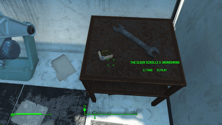 L'holocassette de The Elder Scrolls Morrowind dans Fallout 4
