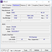 CPU-Z : carte-mère.