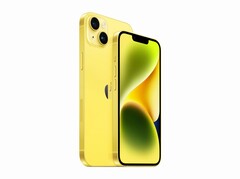 Apple n&#039;a pas proposé d&#039;iPhone en jaune depuis la série iPhone 11. (Source de l&#039;image : Apple)