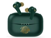 Les écouteurs Nintendo sur le thème de Zelda portent l'artefact de la Triforce gravé sur les oreillettes. (Source de l'image : My Nintendo Store UK)