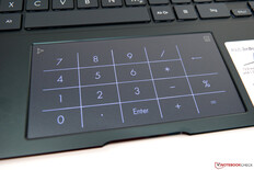 Pavé tactile du Asus ZenBook Flip 13 UX363 avec pavé numérique intégré