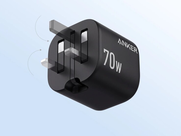 La version britannique du chargeur Anker Zolo (70 W, 4 ports)