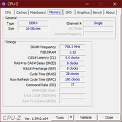 Mémoire CPU-Z