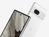 Le Pixel 7a apporte des ajustements mineurs au design du Pixel 7. (Image source : @OnLeaks &amp; SmartPrix)