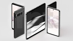 Ces photos de haute qualité qui ont fait l&#039;objet d&#039;une fuite illustrent le design du très attendu Google Pixel Fold (Image : Front Page Tech)