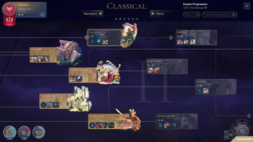 Une image illustrant une interface dans Humankind.