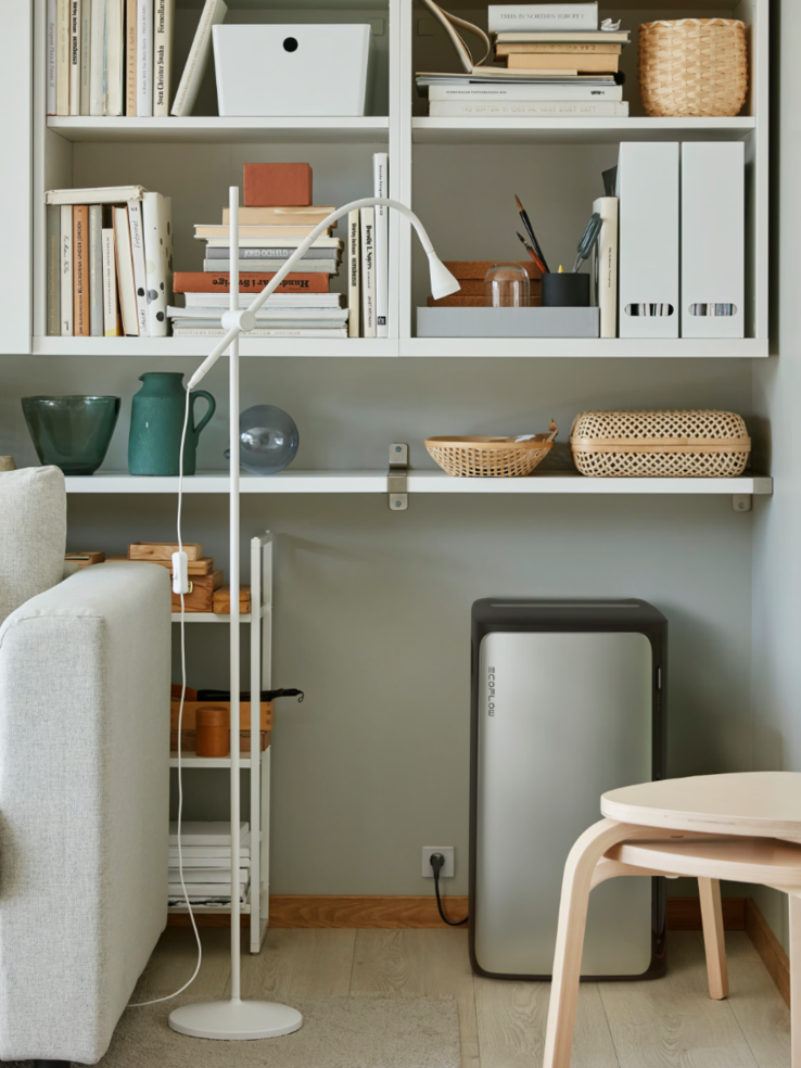 Certaines des centrales de balcon IKEA sont équipées d'une batterie EcoFlow (photo). (Source de l'image : IKEA)