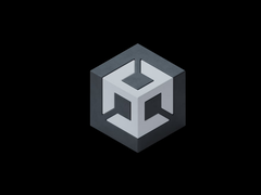 Le logo Unity sur fond noir (source de l&#039;image : Unity)