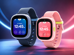 La Gizmo Watch 4 est disponible dans les coloris « rose pistache » et « bleu crépuscule »