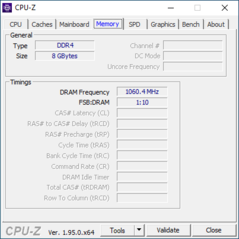 CPU-Z : Mémoire