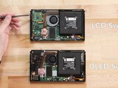 Les modèles OLED de la Nintendo Switch contiennent quelques changements par rapport à la version LCD. (Image source : iFixit)