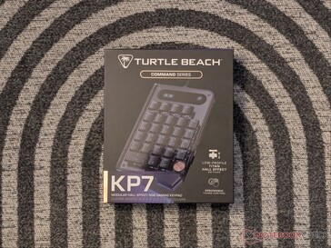 Boîte de vente au détail du clavier Turtle Beach Command Series KP7.